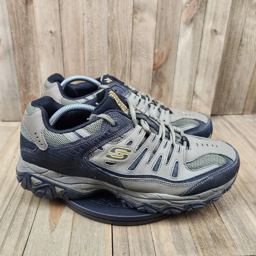 Skechers Afterburn Memory Foam Mens 12 Outdoor Hiking Athletic Shoes 50125